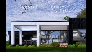 Современный дом плоская крыша modern Architektur  Фрагмент [upl. by Evelina]