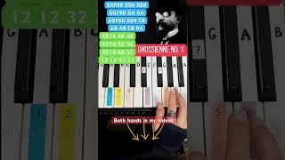 MOST BEAUTIFUL Gnossienne No 1 pianotutorial howtoplay pianotechnique [upl. by Eadwina309]