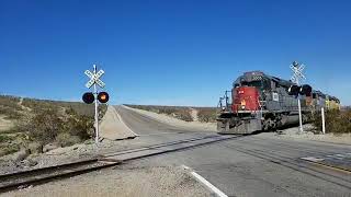 Trona Railway 2005 leads powermove to Searles CA [upl. by Rivkah]