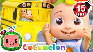 Wheels On The Bus 🚌  BEST OF COCOMELON TOY PLAY  Sing Along With Me  Moonbug Kids Songs [upl. by Ekalb]