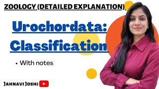 Classification of Urochordata Notes Bsc 2nd year Zoology [upl. by Aiyt646]