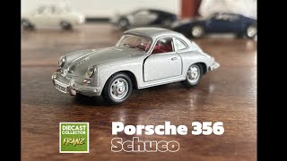 Schuco Porsche 356 143 DieCast Modell Silver metallic Car 4K [upl. by Anrol]