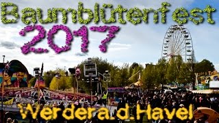 Baumblütenfest  Werder ad Havel 2017 Fahrgeschäfte amp Impressionen [upl. by Esinek]