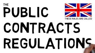 What are the Public Contracts Regulations [upl. by Norved]