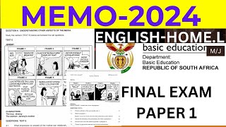 2024 MEMO FINAL EXAM ENGLISH HOME LANGUAGE GRADE 12 MJ THUNDEREDUC [upl. by Annissa]