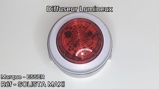 Diffuseur Lumineux ESSER SOLISTA MAXI [upl. by Sergent]