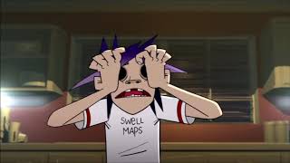 Gorillaz Phase 1 All GBitez and Interview With 2D 1080p [upl. by Annenn143]