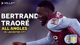 ALL ANGLES  Bertrand Traoré vs Leicester City [upl. by Ajroj]