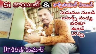 Si joint and coccygeal pain in telugu9246222242whatsapp or Telegram [upl. by Wj164]