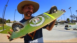 TWO WHEEL SKATEBOARD AND FOAM GLIDERBOARD  YOU MAKE IT WE SKATE IT EP 35 [upl. by Spielman]