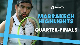 Berrettini vs Sonego Navone amp Carballes Baena Feature  Marrakech 2024 QuarterFinals Highlights [upl. by Eidac]