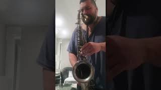 Selmer 1928 and Brilhart tonalin 3 1942 mouthpiece Jerome Maatz on tenor saxophone [upl. by Oiretule]