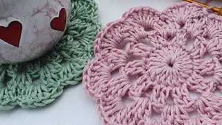 How to Crochet Coasters Super Popular Fast and Easy for Beginnershowtocrochetcoasters [upl. by Card]