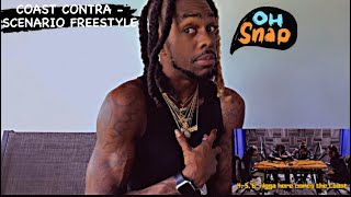 COAST CONTRA  SCENARIO FREESTYLE  reaction video 🤦🏾‍♂️👀🫣 [upl. by Thibaud]