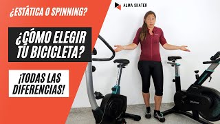 🤷‍♀️ Bicicleta 【 Estática o Spinning】🤔 Cuál es MEJOR❓ ❓ [upl. by Dani]