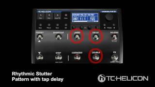 VoiceLive 2 version 12 Beta Demo  Rhythmic Stutter amp Sample Effects [upl. by Ynogoham491]