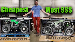 I BOUGHT Amazons CHEAPEST and MOST EXPENSIVE ATVs [upl. by Eintruoc]