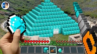 Minecraft in Real Life POV  DIAMOND PYRAMIDE in Realistic Minecraft 創世神第一人稱真人版 [upl. by Albers614]