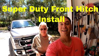 Super Duty Front Hitch Install [upl. by Restivo]