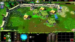 Warcraft 3 Twilight of the Gods Hard mode Defending Jainas base [upl. by Somerset]