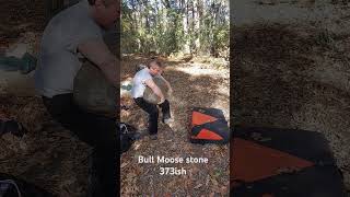 PA stone tour bull moose lift strongman stonelifting [upl. by Ekusoyr]