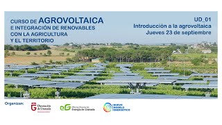 UD01 Introducción a la agrovoltaica [upl. by Hamnet]