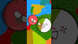 Algeria vs Morocco geography video capcut subscribe please worldprovinces enemy [upl. by Evonne]