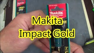 Makita Impact Gold Impact Driver Magnetic Bit Holder [upl. by Ahseined364]