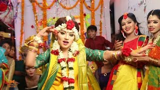 teri aakhya ka yo kajal Bangladeshi dance  গায়ে হলুদের dance  teri aakhya ka yo kajal dance [upl. by Colan417]