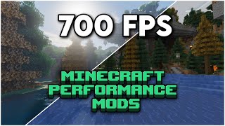 TOP MODS de RENDIMIENTO para MINECRAFT 12011204  AUMENTA FPS Forge amp Fabric  2024 [upl. by Yruoc309]