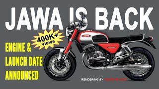 2018 JAWA Engine Details  JAWA Launch Date Announced  Jawa Bike 2018 [upl. by Ahsika]