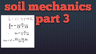 Relationship between porosity dry unit wt sp gravity unit wt of water etc soil [upl. by Emsoc920]
