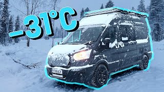 VANLIFE in the Extreme COLD [upl. by Dacia223]