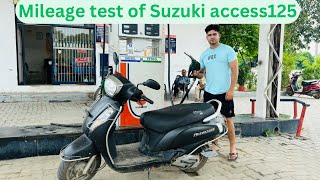 Real mileage test of Suzuki Access 125 shocking results 😳 suzuki [upl. by Beret]