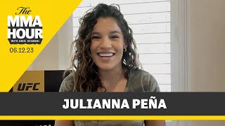 Julianna Peña Wanted To ‘Storm The Cage’ During Amanda Nunes’ Retirement  The MMA Hour [upl. by Tera]