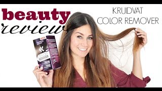 Review Kruidvat Color Remover [upl. by Apur]