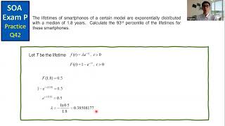 SOA Exam P Practice Q42 [upl. by Asim]