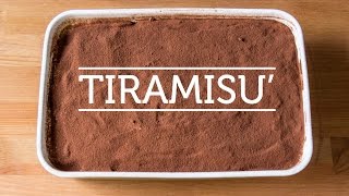 Italian TIRAMISU  Original Italian recipe 2min [upl. by Ileane]