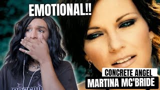 EMOTIONAL First Time Reacting To Martina McBride  Concrete Angel [upl. by Taimi]