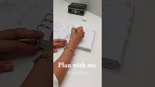 Plan with me  agenda A5 [upl. by Annasiul]