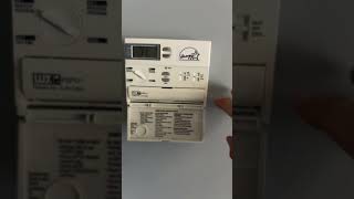 How to change battery of Thermostat LUX PAP 511 thermostat s mostat [upl. by Dominga350]