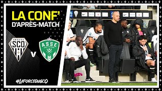 ANGERS SCO  AS SAINTÉTIENNE  Conférence de presse daprèsmatch [upl. by Avilys]