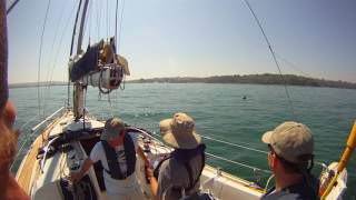 Entering Bembridge by yacht [upl. by Katerine]