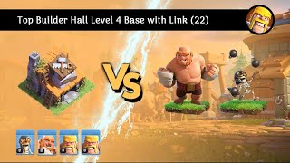 Best Builder Hall Level 4 Base with Link 22 [upl. by River]