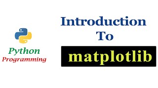 Python Programming Tutorials  Introduction to matplotlib [upl. by Barney]