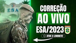 ESA 2023 Correção da prova ao vivo [upl. by Kirst]