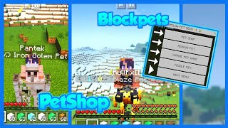 Blockpets amp PetShop  Plugin Pocketmine [upl. by Eirrac922]