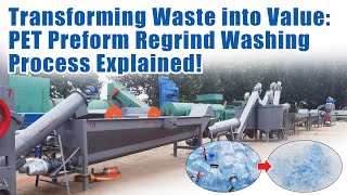 Transforming Waste into Value PET Regrind Washing Process Explained [upl. by Nylrats405]