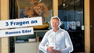 3 Fragen an Hannes Eder [upl. by Westleigh]