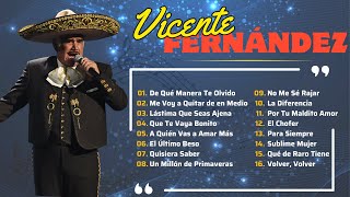 VICENTE FERNÁNDEZ MIX ROMANTICAS VIEJITAS PARA ADOLORIDOS  LO MEJOR DE VICENTE FERNÁNDEZ [upl. by Llevel]